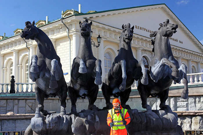 москва, фонтаны