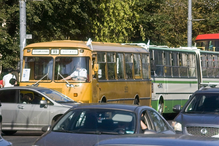 москва, транспорт, история, автобус, юбилей