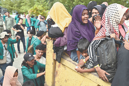 индонезия, студенческие протесты, беженцы, рохинджа, мьянма, бангладеш, оон