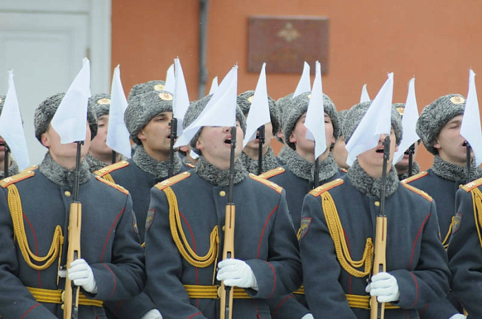 преображенский полк, почетный караул, юбилей