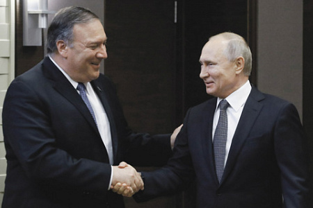 помпео, путин, лавров, сочи, визит, контекст