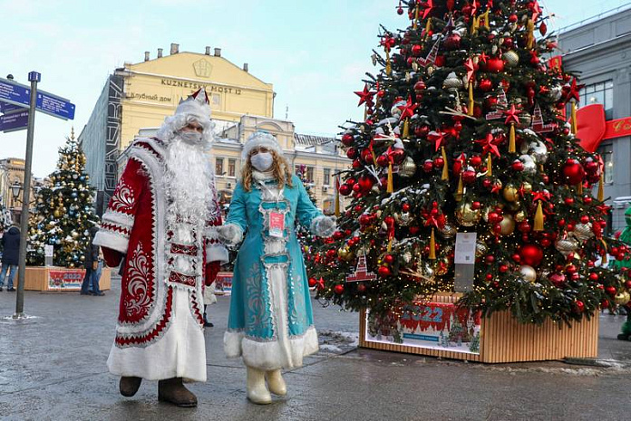 москва, новый год, праздник