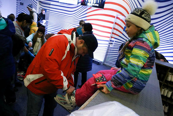 москва, парк горького, каток