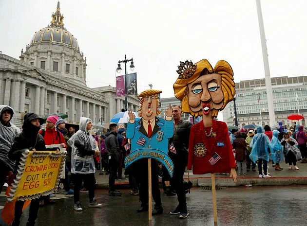 америка, женщины, трамп, протесты