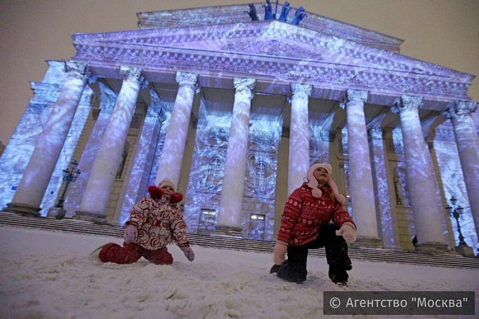 москва, большой театр, шоу, свет