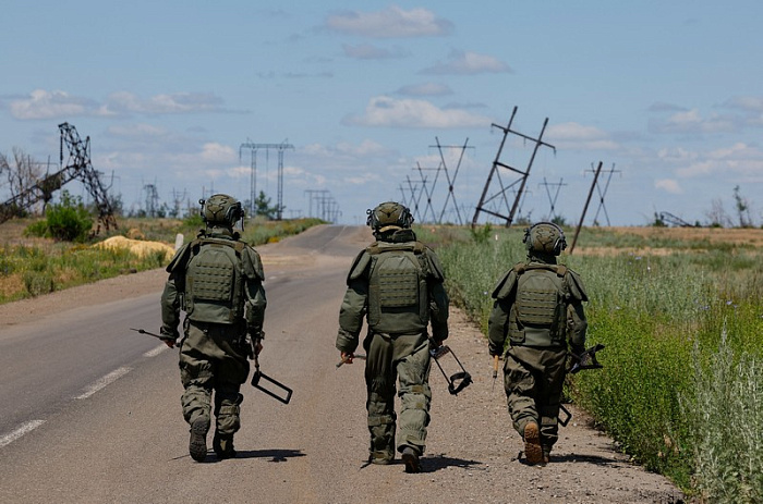 россия, донецк, саперы, разминеирование