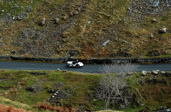 англия, ретро, автомобиль, подъем на холм