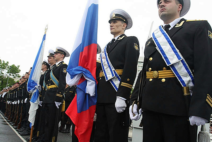 россия, флот, традиции, владивосток, залп, полдень