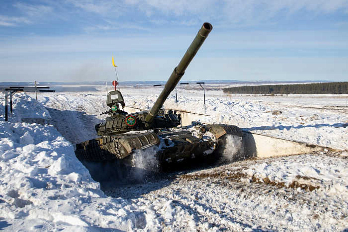 россия, армия, соревнования, танковый биатлон