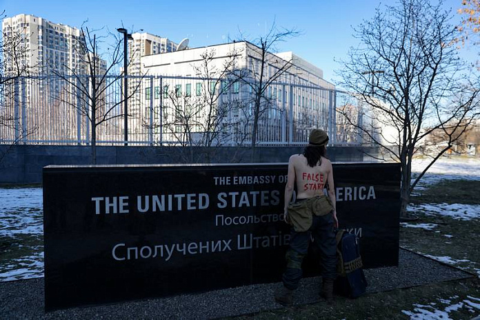 украина, киев, сша, посольство, фемен