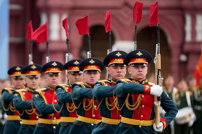 Россия, Москва, день победы, парад