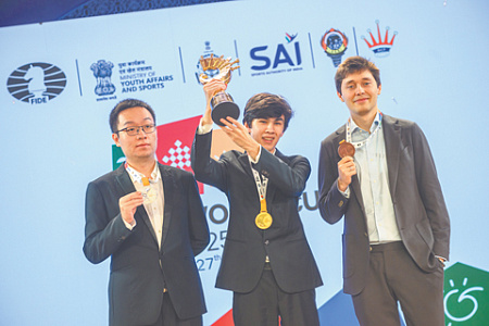 шахматный обзор, женский комнадный чемпионат, победа российской сборной, кубок мира в гоа