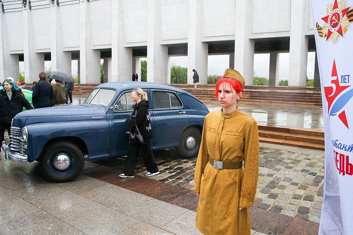 москва, автомобили, ретро, автопробег победы
