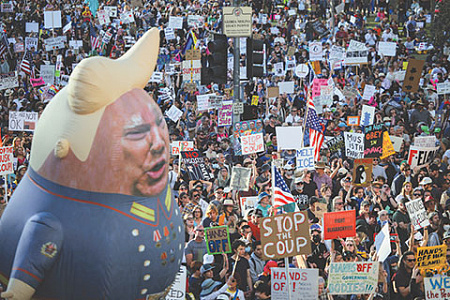 сша, трамп, политика, протесты, противники трампа