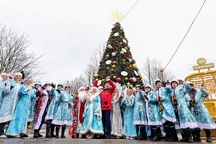 россия, москва, новый год, дед мороз, десант, детская больница