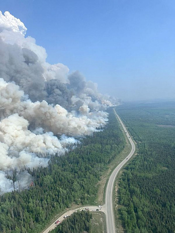канада, леса, пожары