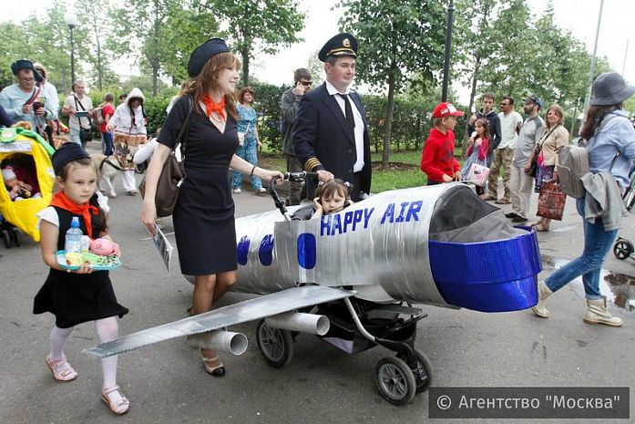 россия, москва, парад, коляски