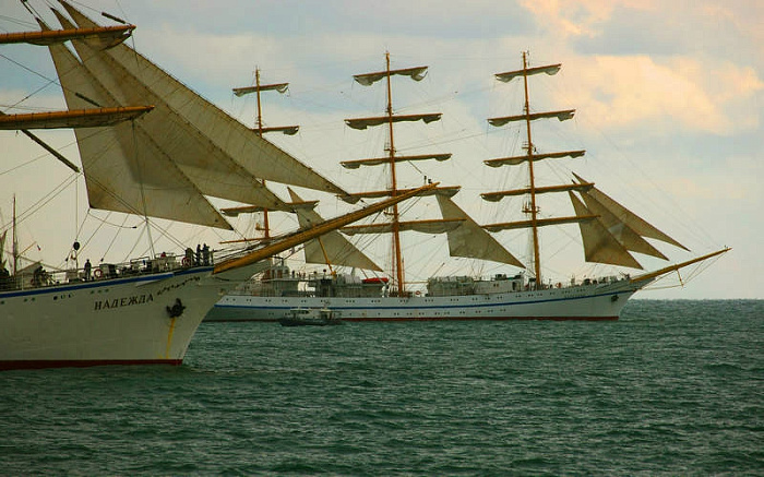 парусники, черное море, регата