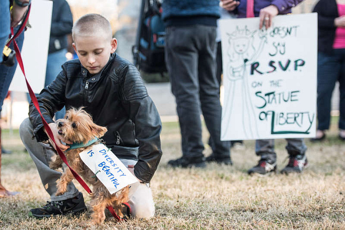 сша, иммиграция, протесты