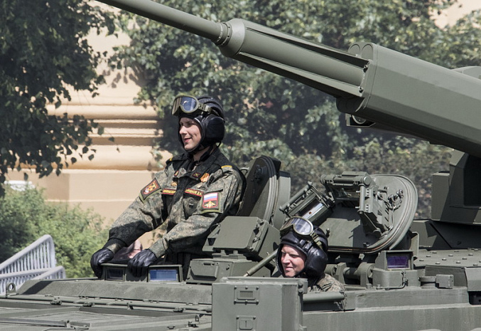 парад победы, техника, манежная площадь