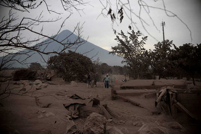 гватемала, фуэго, извержение, жертвы