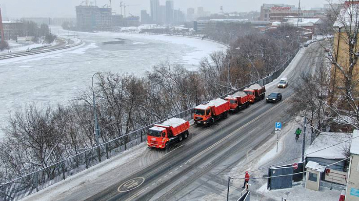 россия, москва, снегопад