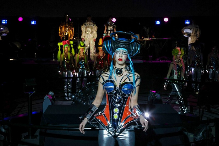 россия, москва, мода, показ, космос, планетарий