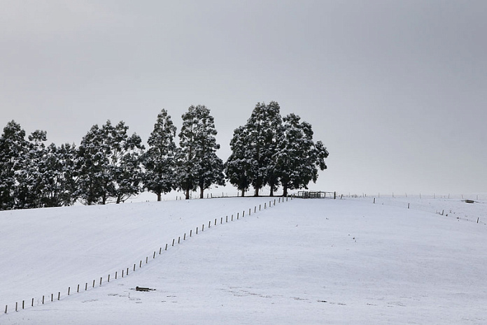 новая зеландия, зима, снег