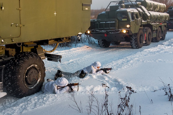 россия, армия, пво, с-400, учение