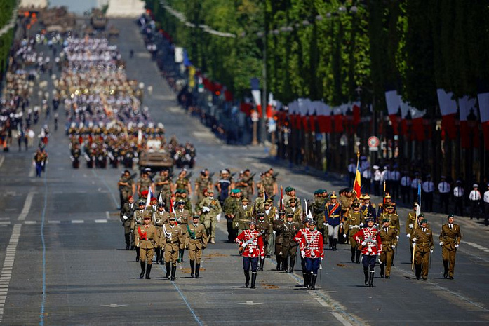 франция, день взятия бастилии, париж, парад