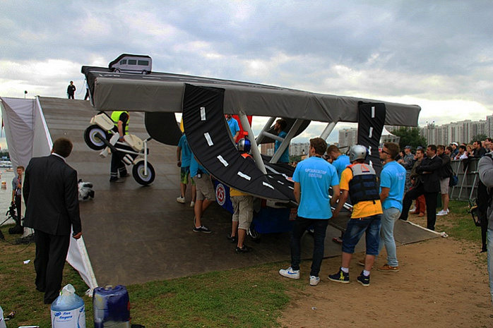 шоу, flugtag, red bull, полет, депардье