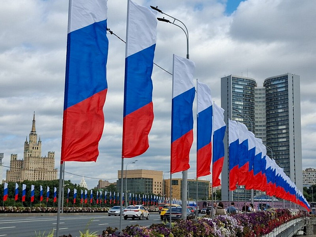 россия, день государственного флага, москва, празднование