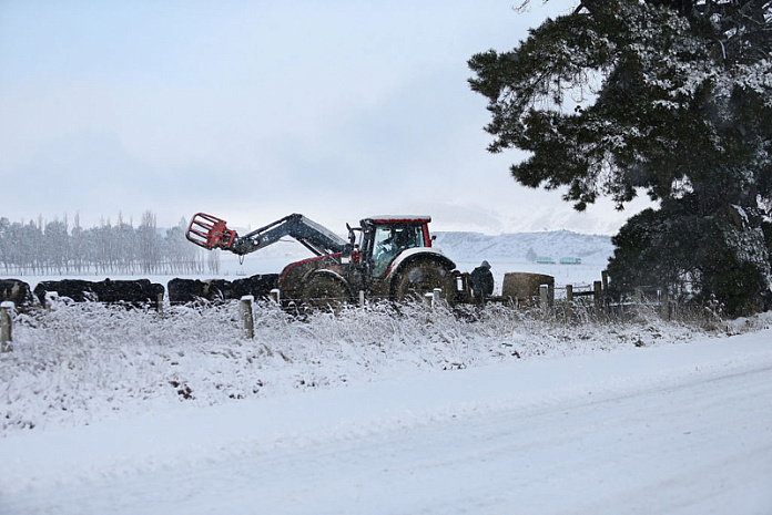 новая зеландия, зима, снег