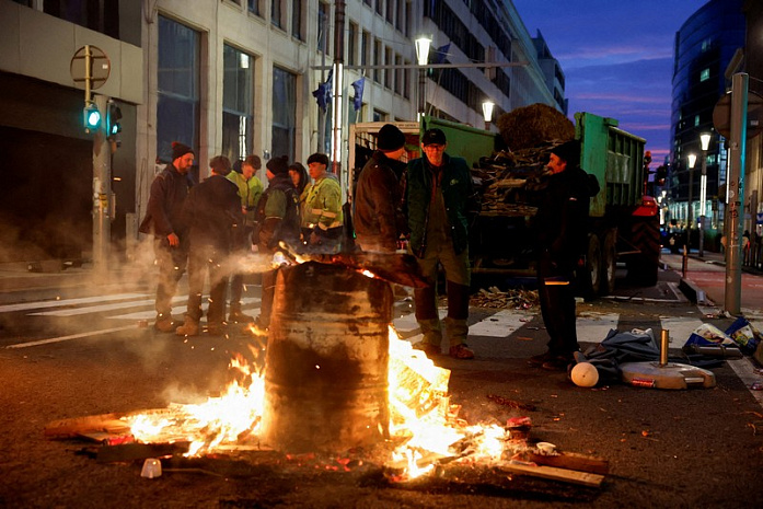 евросоюз, брюссель, фермеры, протест, торговля, соглашение, мерсокур