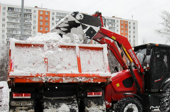 москва, снег, уборка