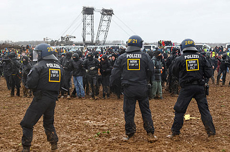 германия, лютцерат, протесты, экоактивисты