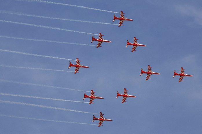 авиация, выставка, шоу, дубай су 57, f 35