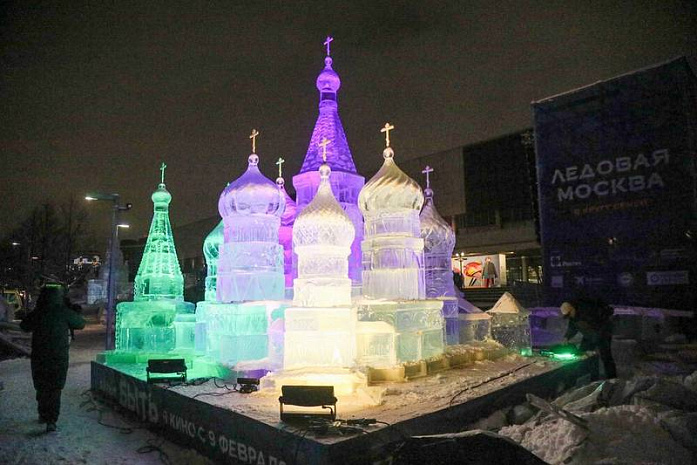 москва, праздник, новый год