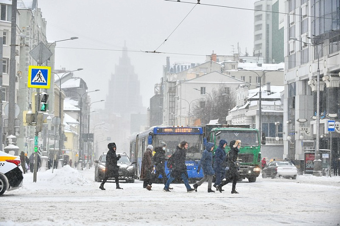 снегопад, москва, последствия