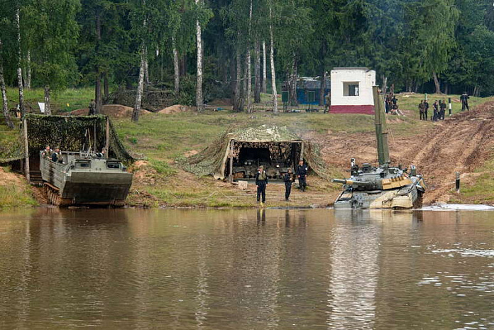 россия, армия, зво, танки, водная преграда, преодоление
