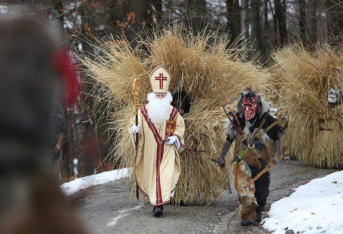 германия, альпы, святой николай