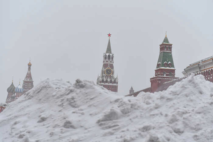 москва, снег, уборка