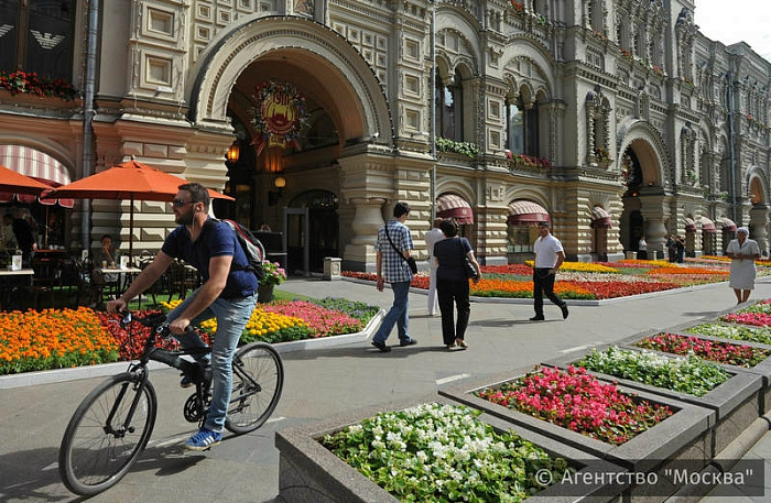 россия, москва, гум, цветы, фестиваль