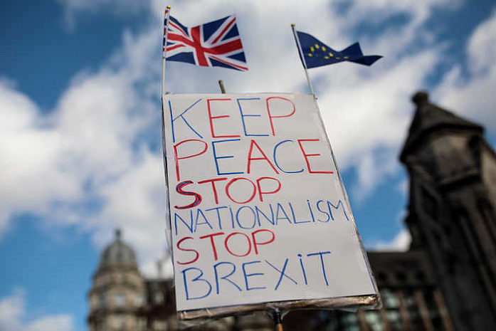 англия, демонстрации, brexit