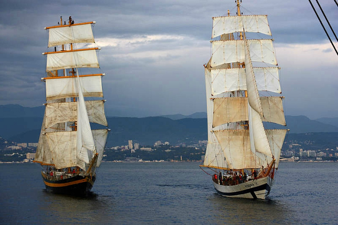 парусники, черное море, регата