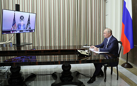 путин, байден, виртуальный саммит, красные линии, безопасность, нато, украина, рф, запад, израиль, иран