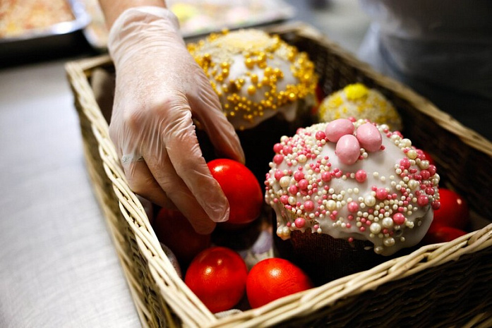 россия, москва, пасха, кулич