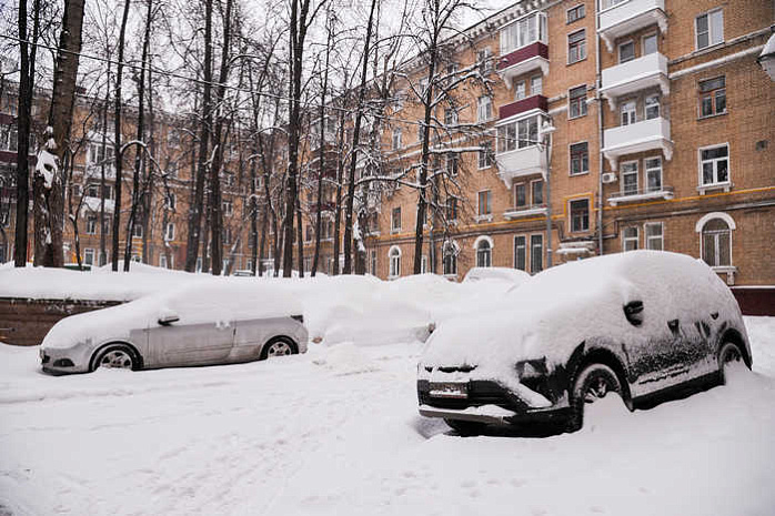 москва, снег, уборка