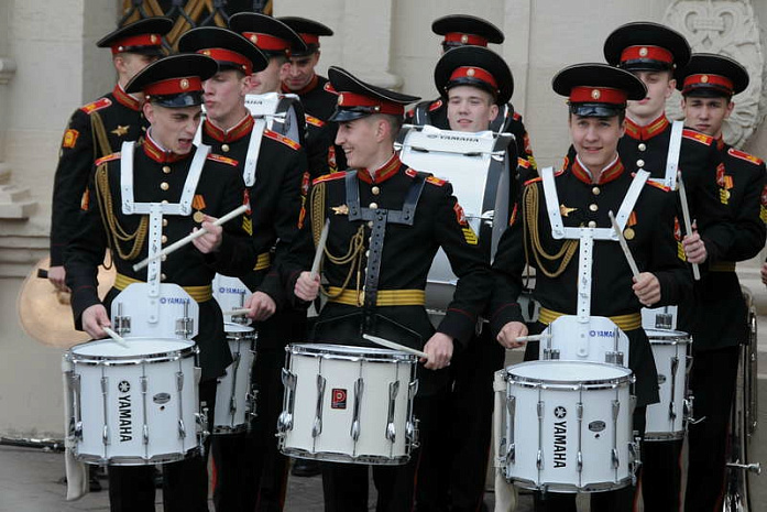 россия, москва, музыка, суворовцы, спасская башня