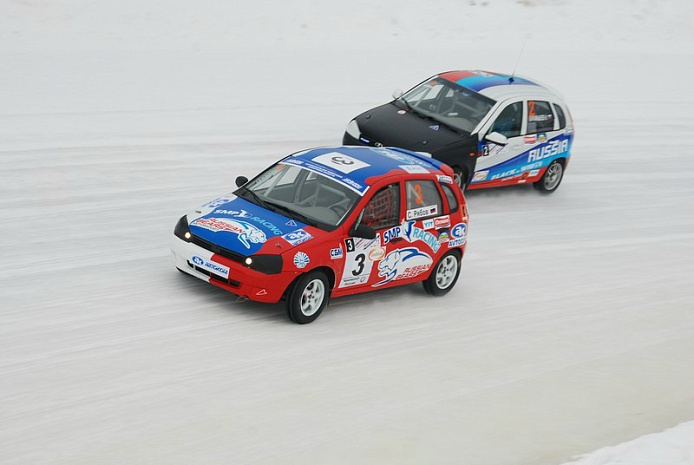 автогонки, лед, чемпионат россии